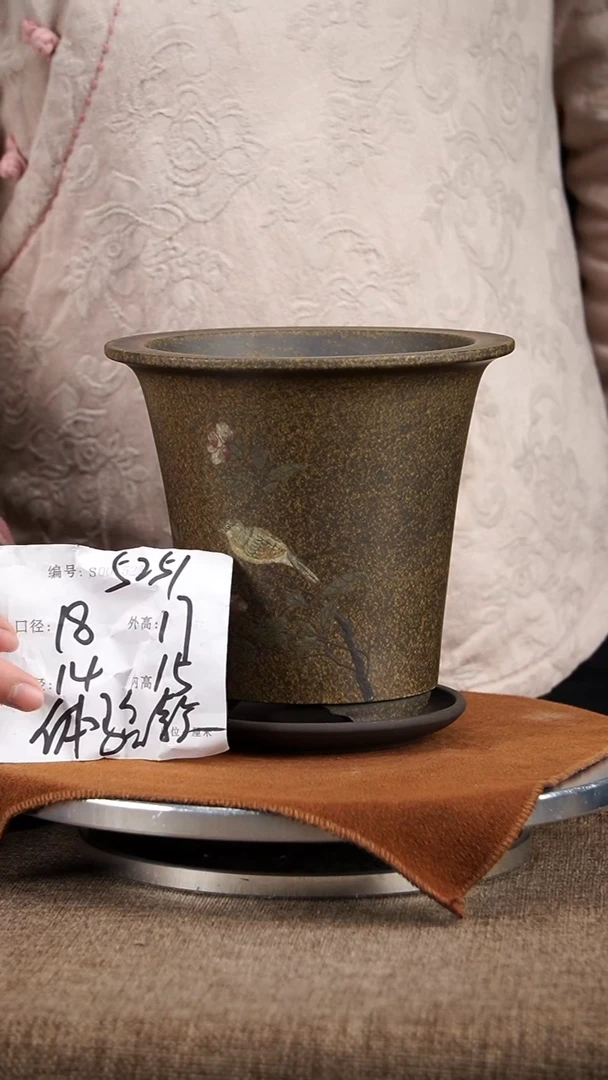 【闪购商品】紫砂花盆紫砂花盆5251+z