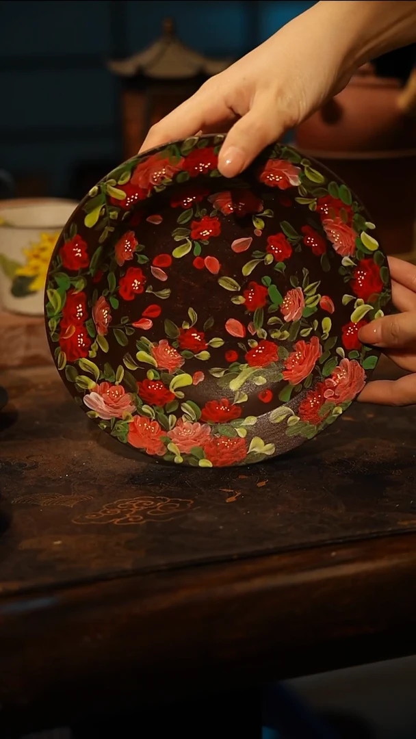 陶瓷景德镇高温釉下彩手工手绘款式