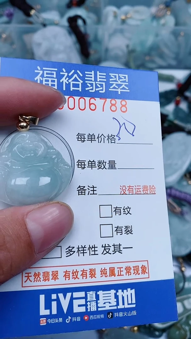 【闪购商品】翡翠颈饰未镶嵌...0006788
