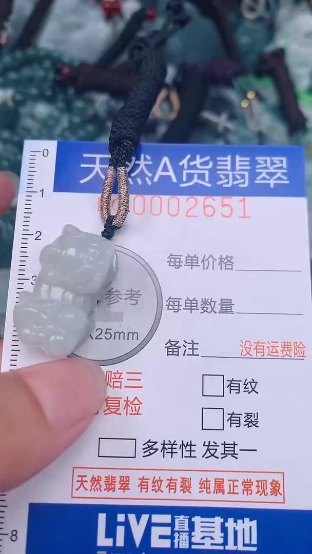 翡翠未镶嵌颈饰...0002651