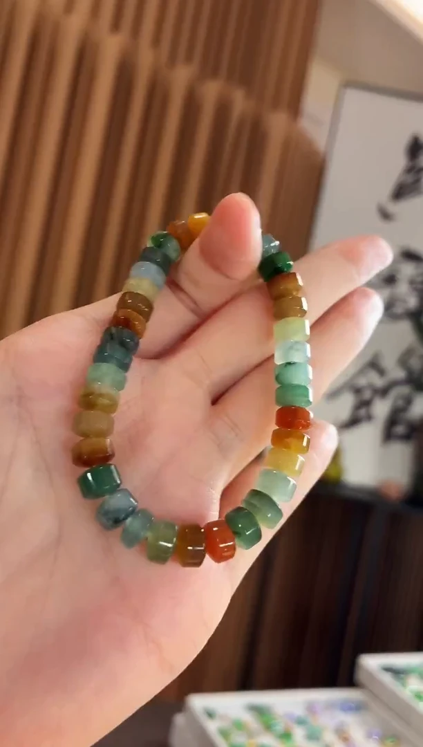 未镶嵌手链翡翠手串