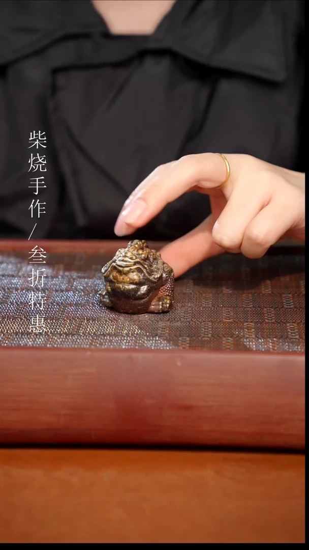 陶瓷奢瓷/瑞寅柴烧茶器（茶宠）0777