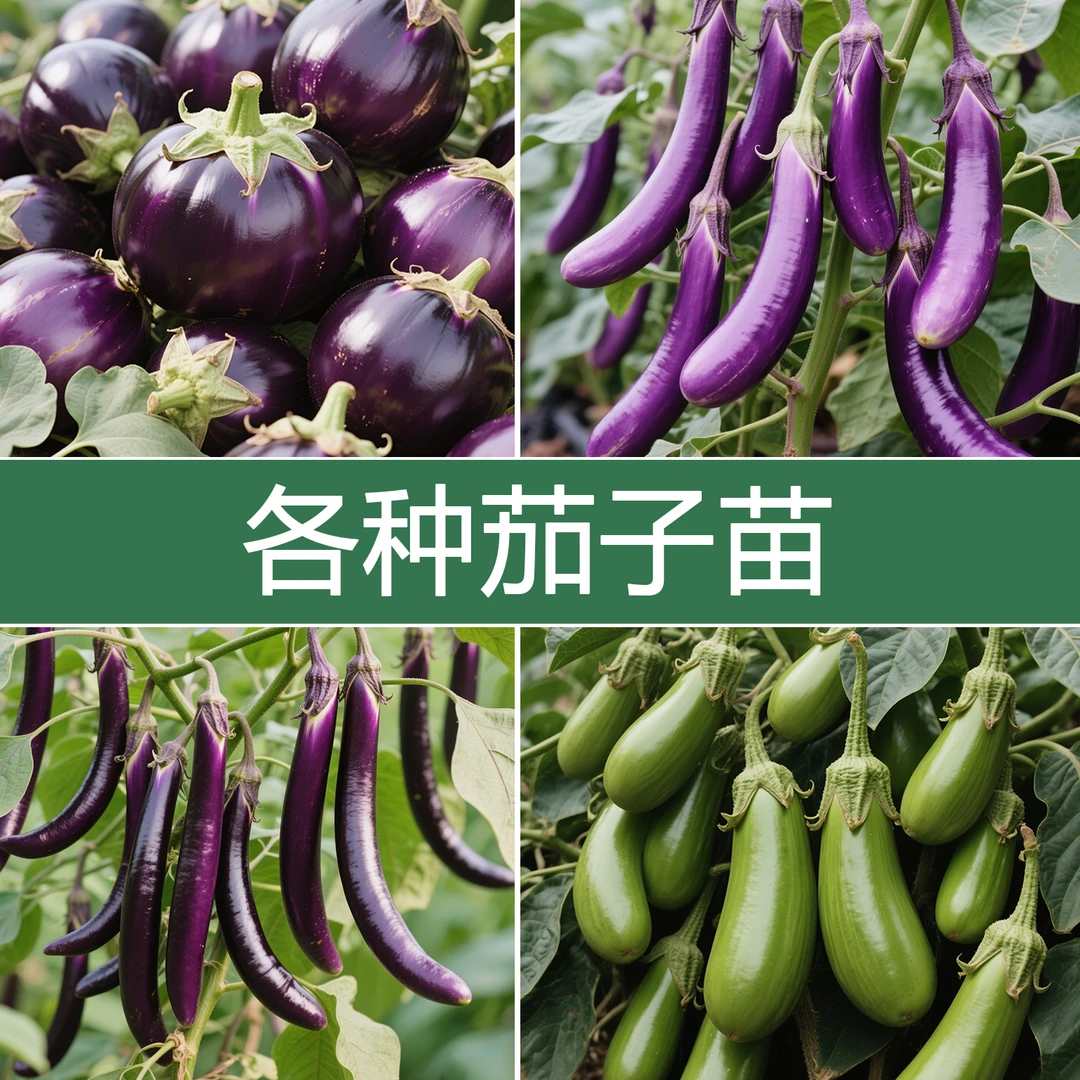 【一级茄子秧苗】杭茄长茄绿茄圆茄子秧苗高产山东基地带土发货