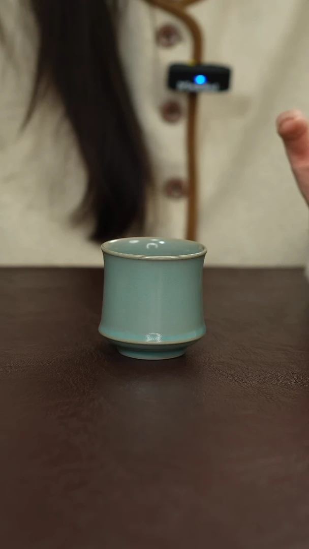 摆件陶原矿原釉汝宋汝瓷