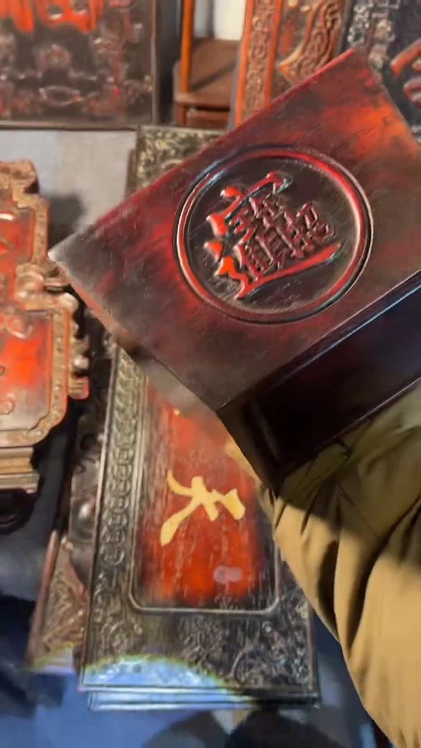 非洲紫檀（红花梨） 斗升17x17cm摆件