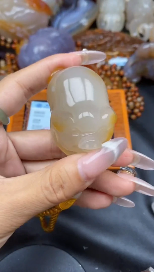 【闪购商品】玛瑙/玉髓颈饰合金ll