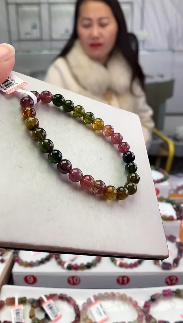 未镶嵌手串碧玺多样性发一条