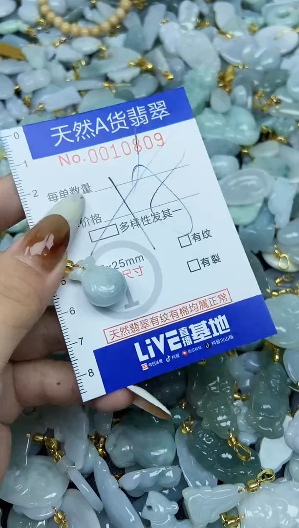 【闪购商品】翡翠颈饰未镶嵌天然A货翡翠