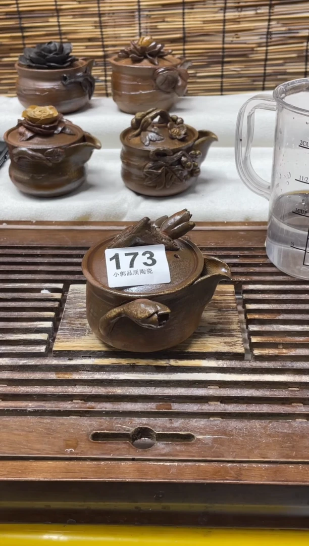 【闪购商品】杯173精美粗陶手工柴烧