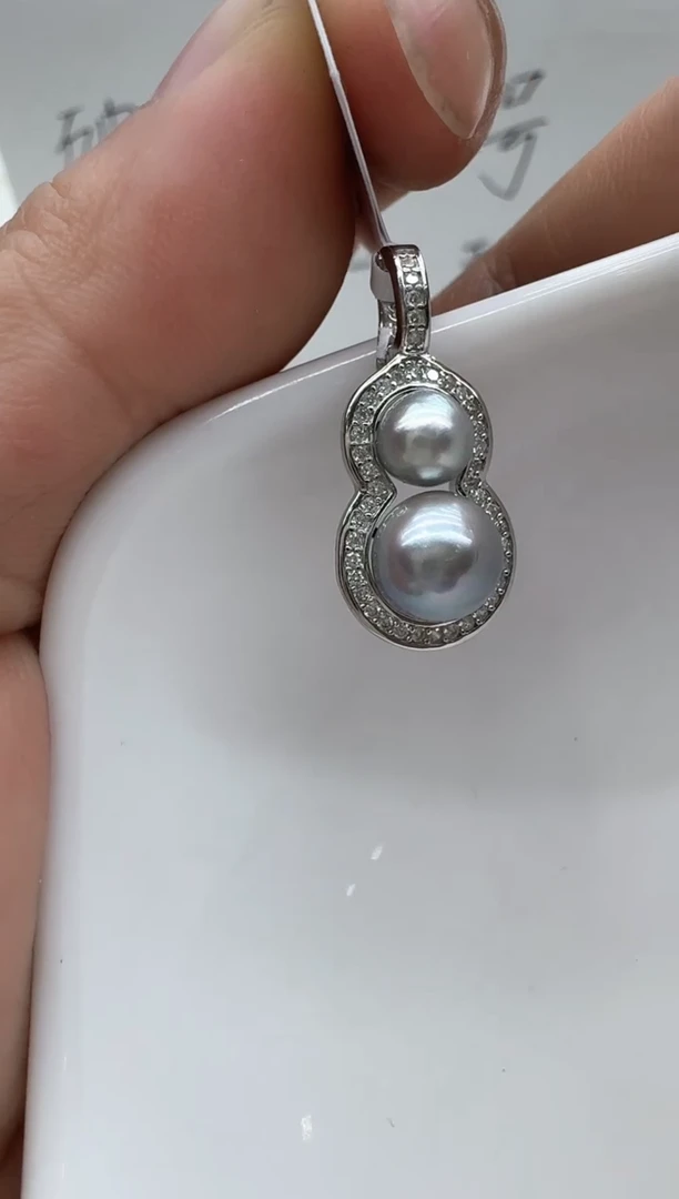 【闪购商品】海水珍珠颈饰银S925镶嵌清货