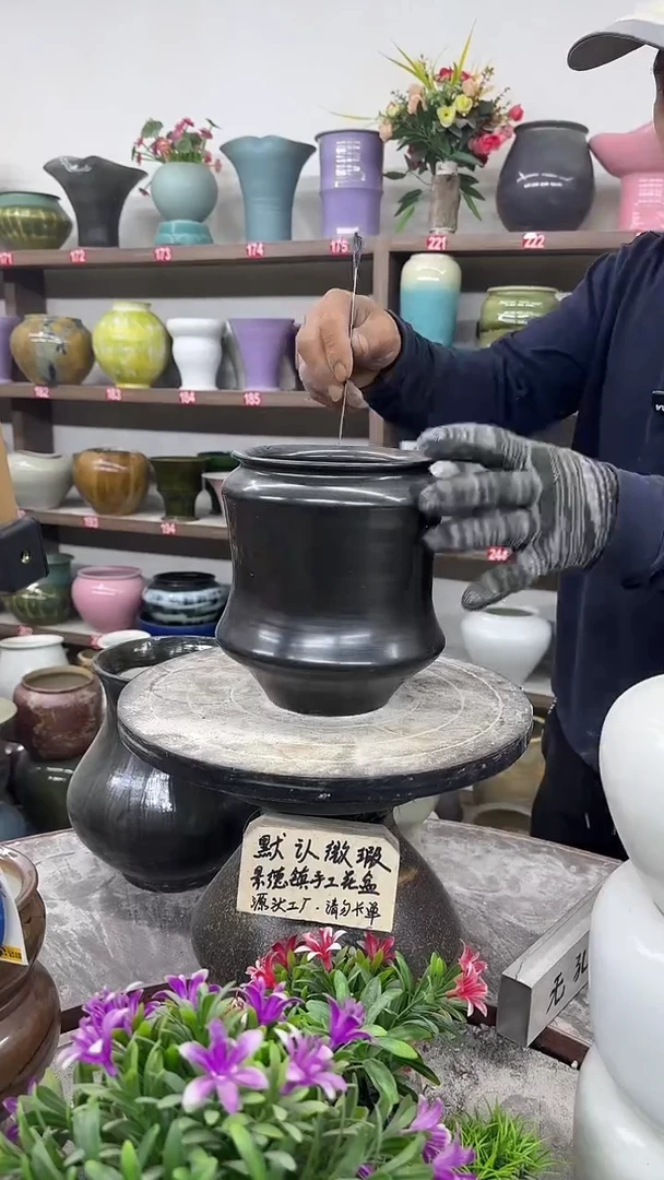 12-1-高18口12瑕-花盆