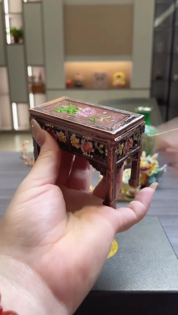 珐琅彩七宝烧首饰盒