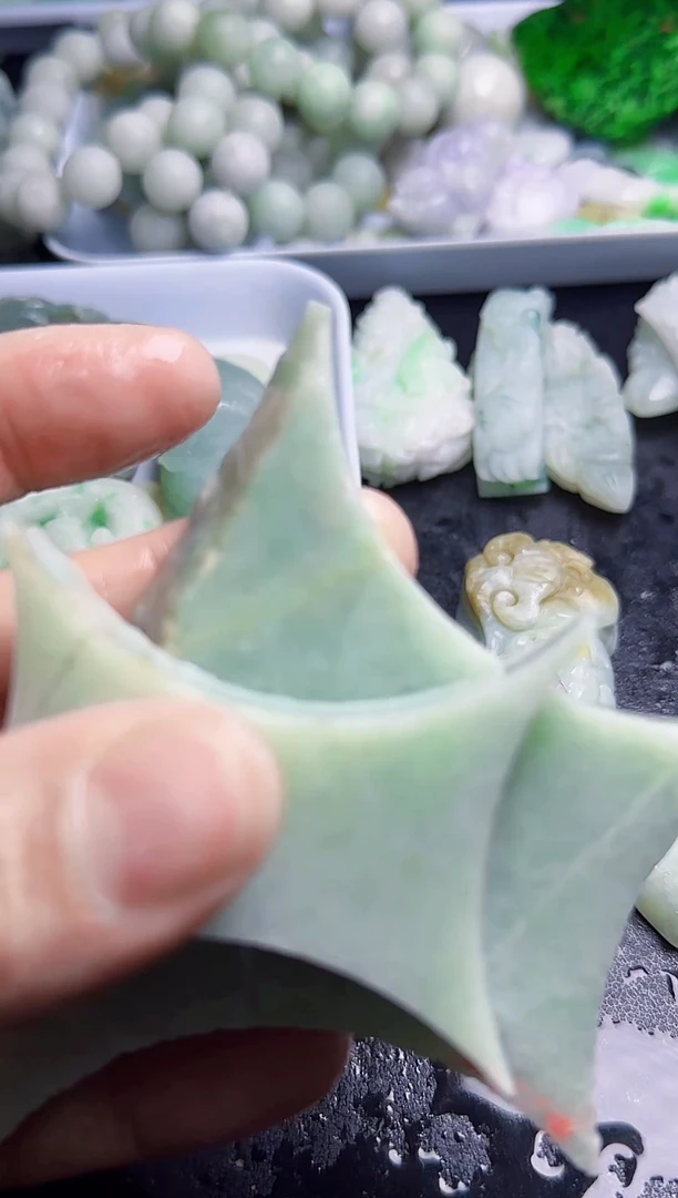 颈饰未镶嵌翡翠菜*?128