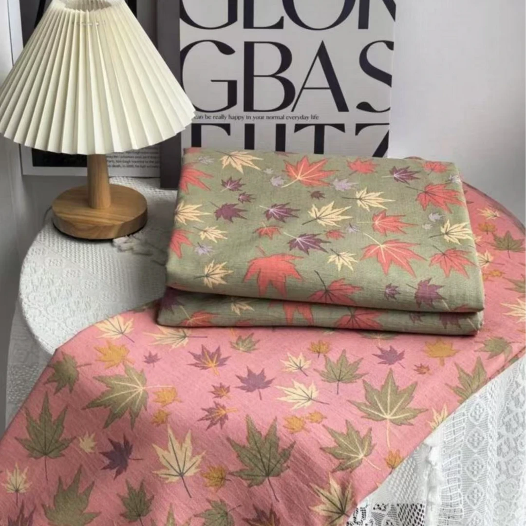 优肤棉纱被罩--彩色枫叶