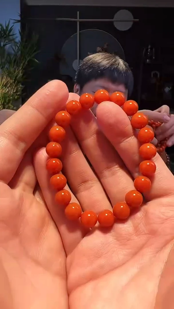 【闪购商品】南红玛瑙手串未镶嵌9+柿子黄