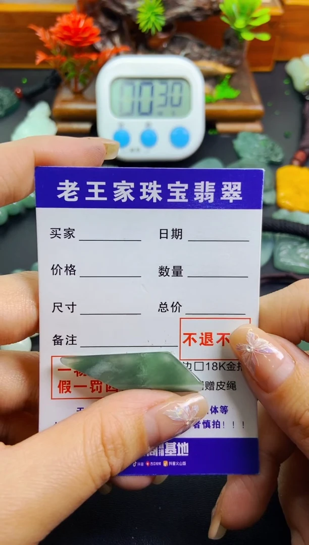 【闪购商品】翡翠颈饰未镶嵌料子