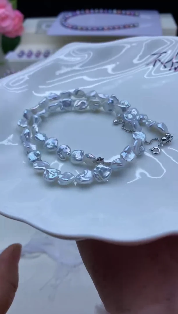 【闪购商品】淡水珍珠颈饰未镶嵌淡水珍珠项链