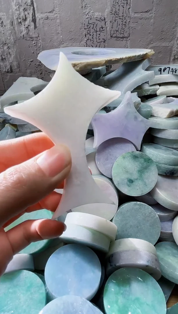 裸石翡翠天然翡翠A货玉 南 177