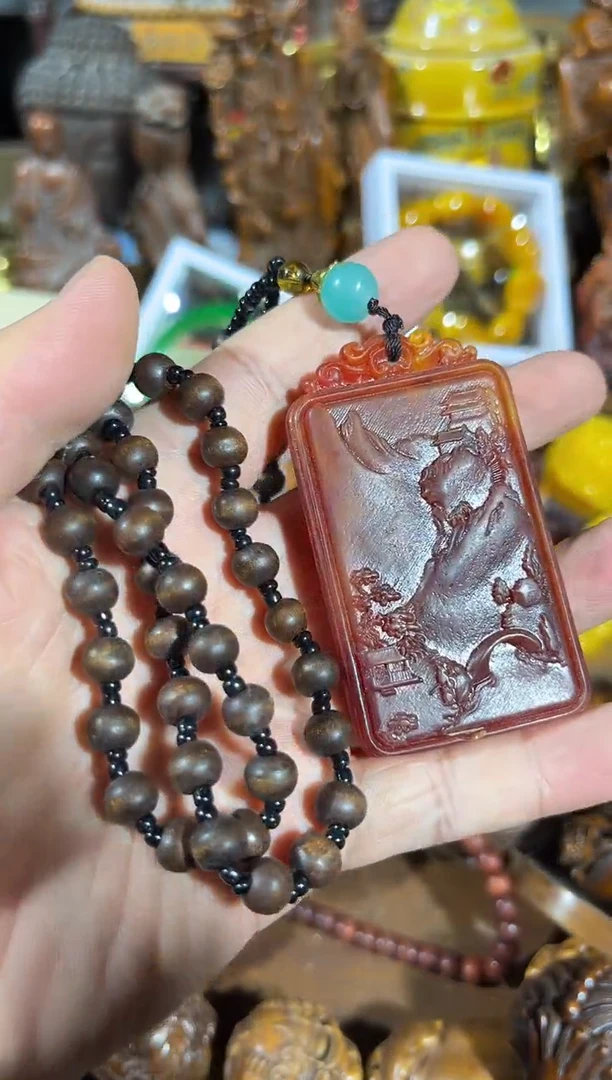 【闪购商品】滴血莲花菩提吊坠1