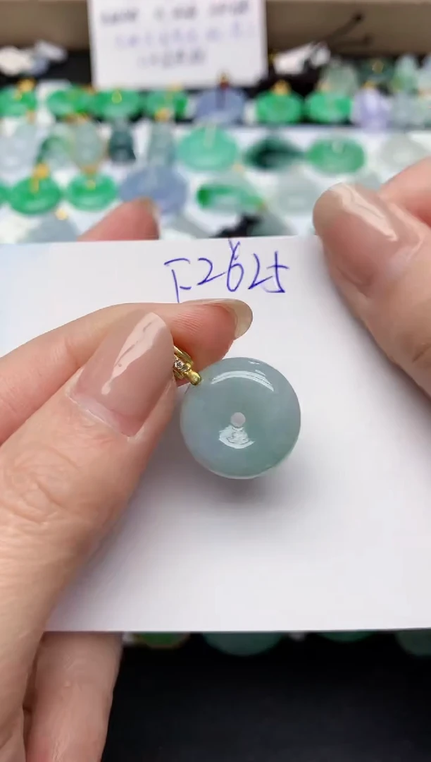 颈饰未镶嵌翡翠天然缅甸A货翡翠百元以上9元证书费自理