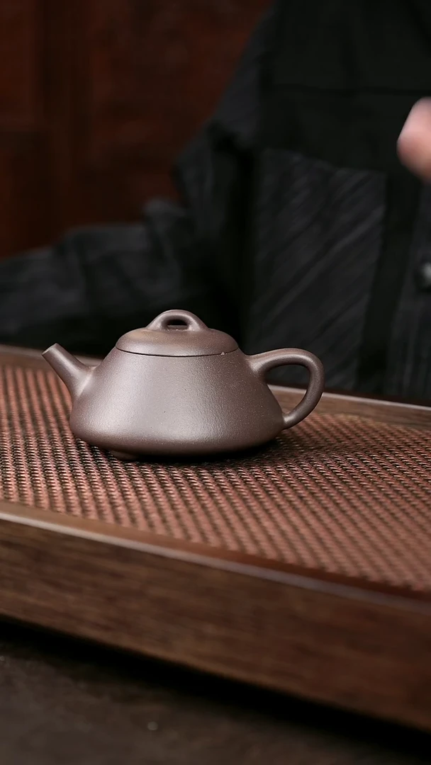 茶壶紫砂天青曼声石瓢