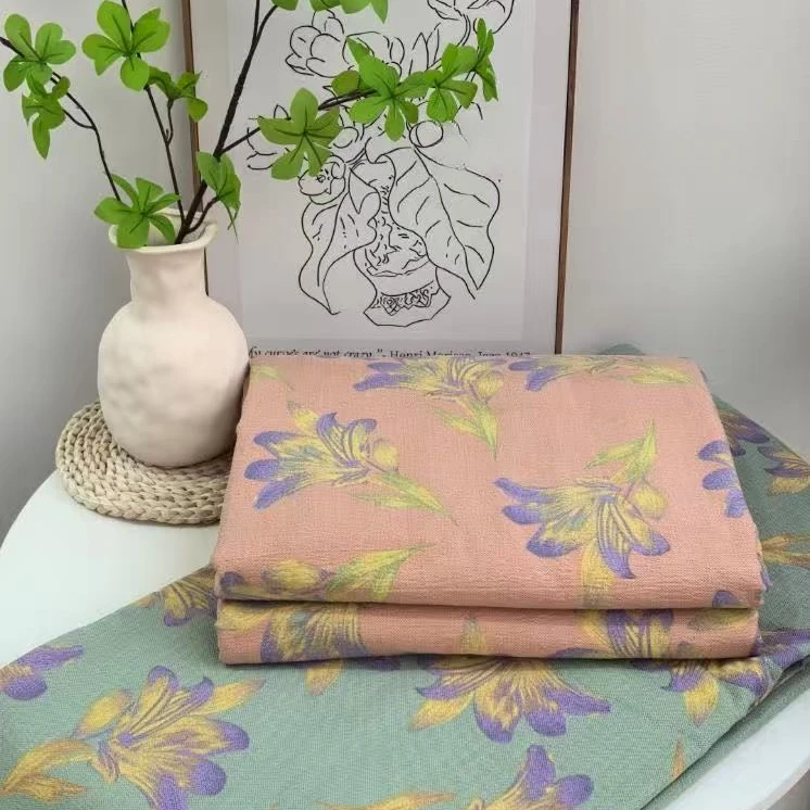 【MS】亲肤双层纱床单-织梦花舞240*240柔软舒适透气高级感大床夏季