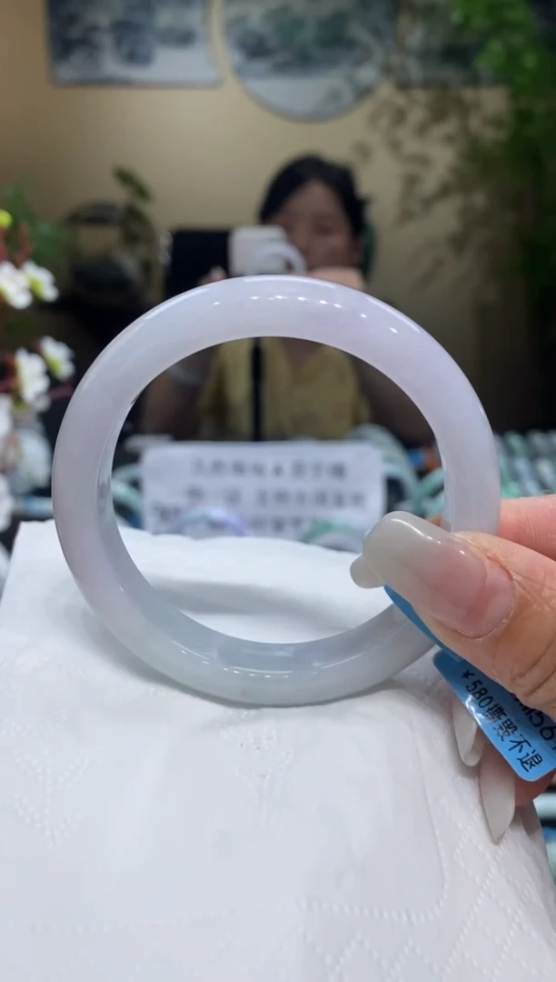 翡翠手镯未镶嵌翡翠55-56