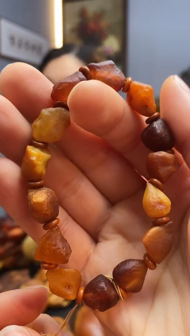 手链琥珀未镶嵌手串