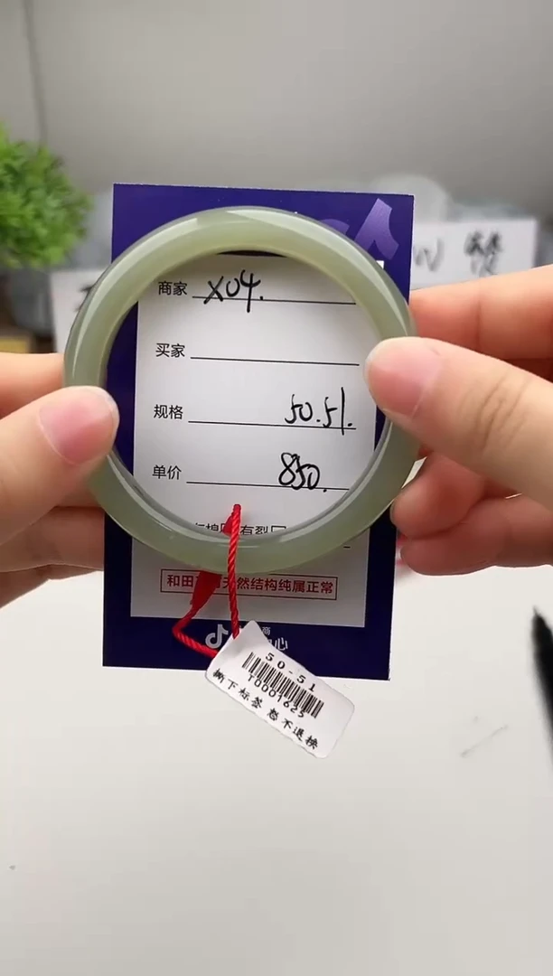 未镶嵌手镯和田玉微色差z4