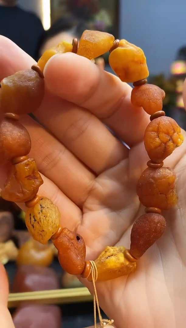 手链琥珀未镶嵌手串