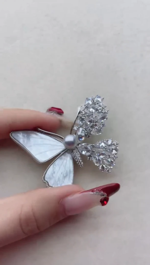 【闪购商品】海水珍珠胸针未镶嵌A29