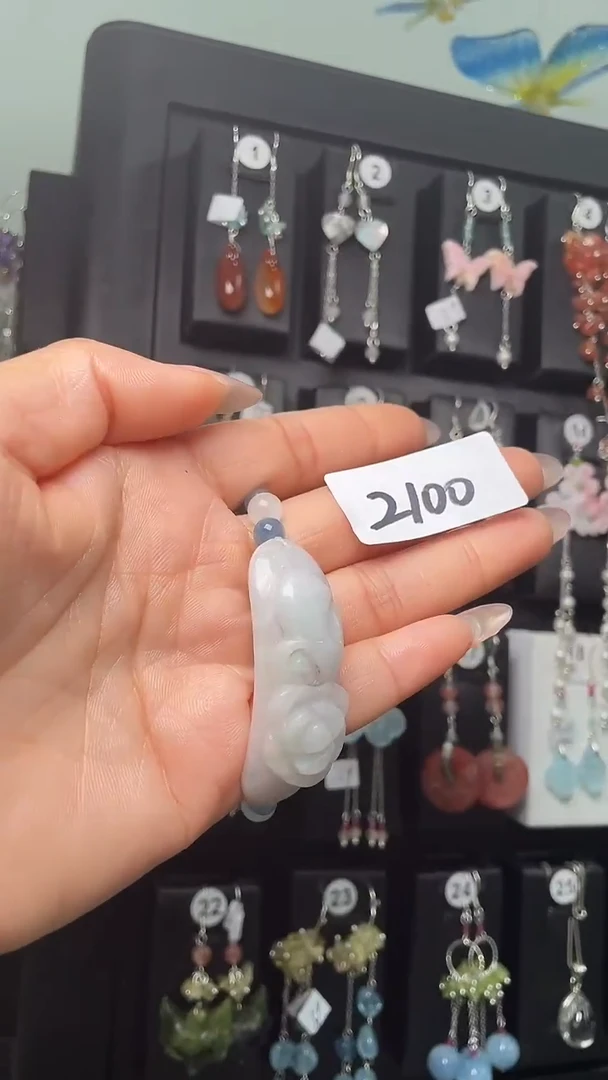 紫晶耳饰银S925镶嵌喜欢拍