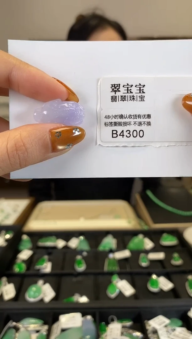【闪购商品】翡翠颈饰未镶嵌B4300 貔貅 含运营费