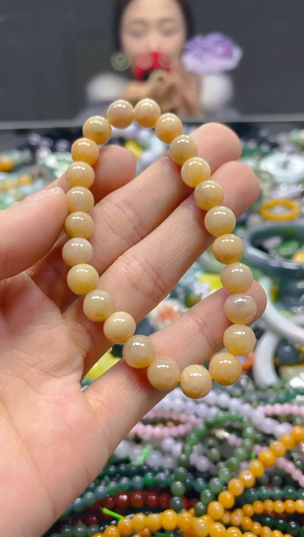 颈饰未镶嵌翡翠7MM