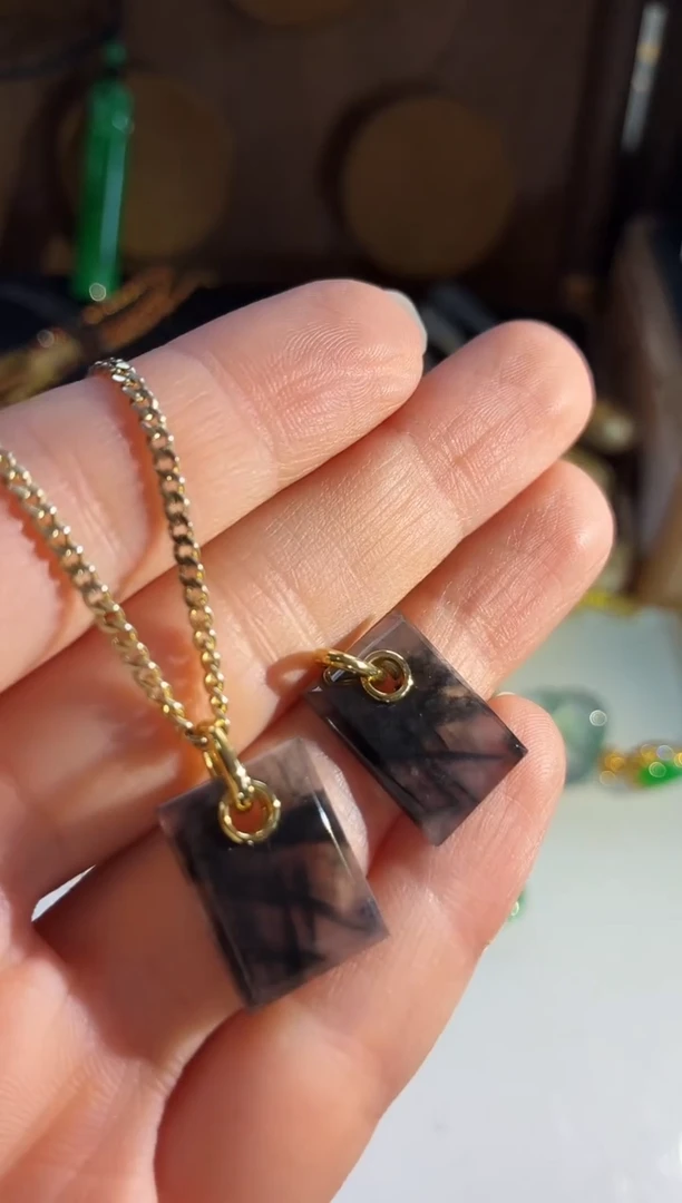 吊坠(不含链)18K金镶嵌翡翠吊坠（多样性发货发一个）