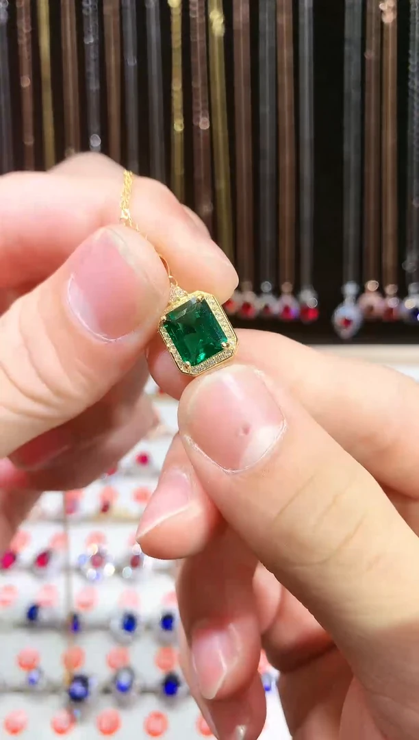 【闪购商品】透辉石吊坠银S925镶嵌111111