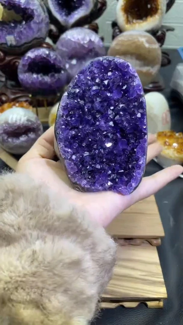 未镶嵌大型摆件（非配饰）紫晶417号摆件