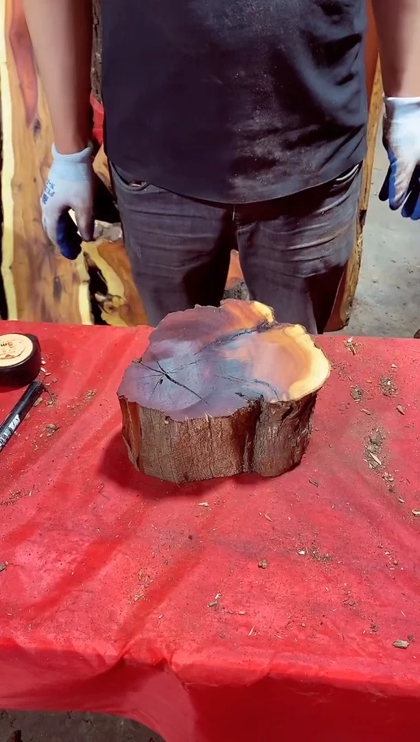 枣木雷心【57】号原木段，尺寸随型