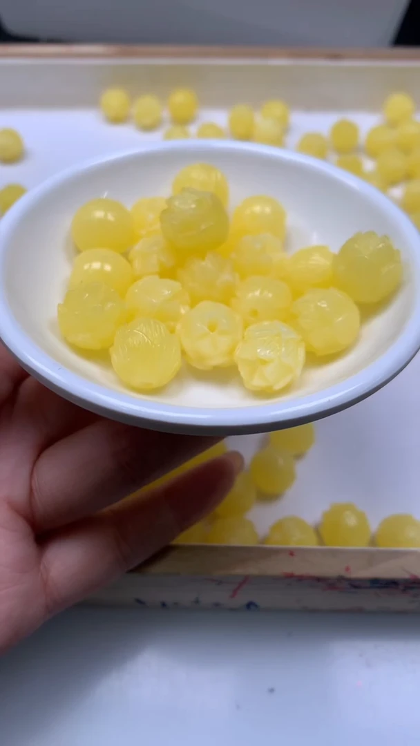 裸石蜜蜡未镶嵌L463 蜜蜡 莲花珠13mm5个6.8元