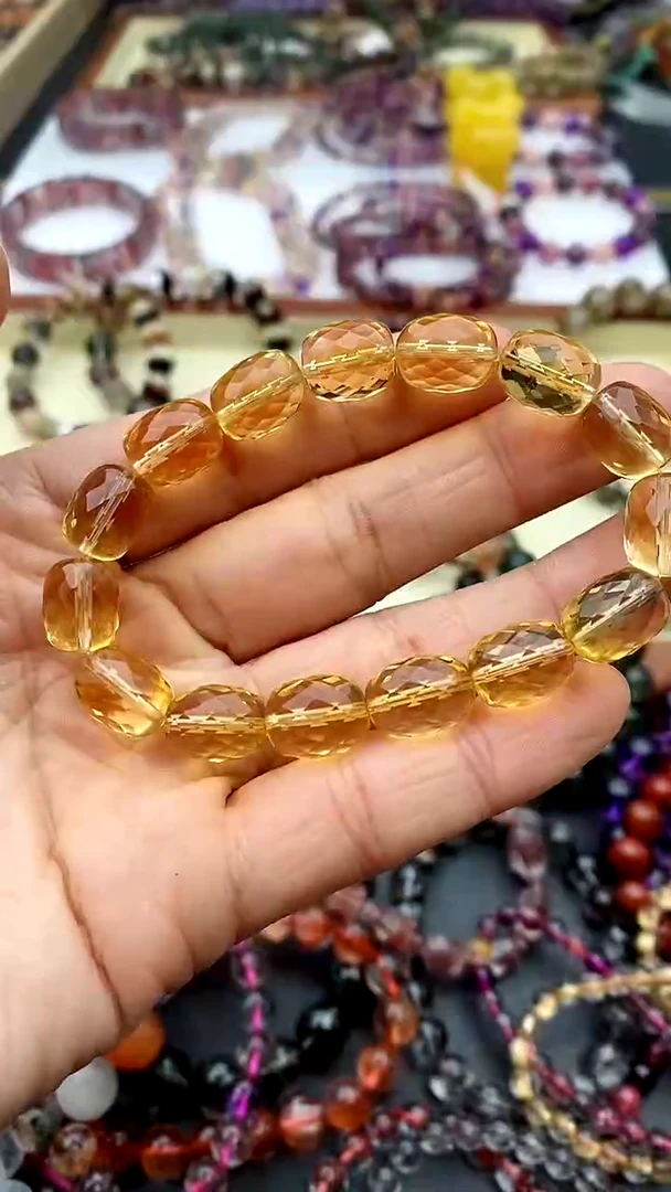 【闪购商品】水晶手链未镶嵌黄水晶