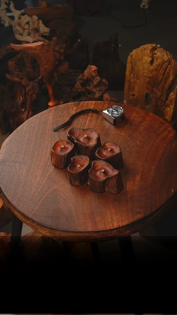 老叶木作作品欲火香插