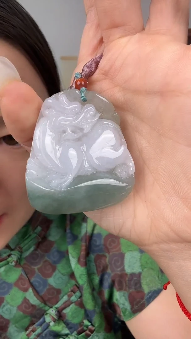 颈饰未镶嵌翡翠天然翡翠A货挂牌&送高档绳