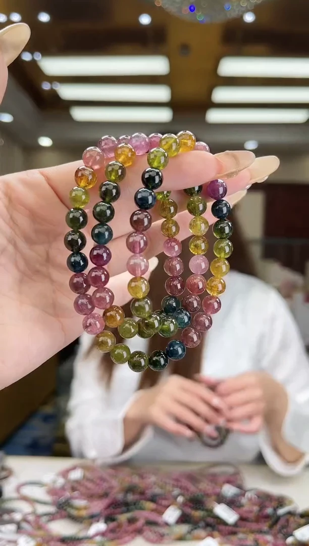 【闪购商品】碧玺/未镶嵌7mm+碧玺多圈多样性发货