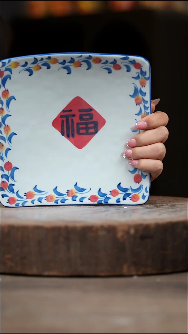 瓷片景德镇高温釉下彩（食品级）