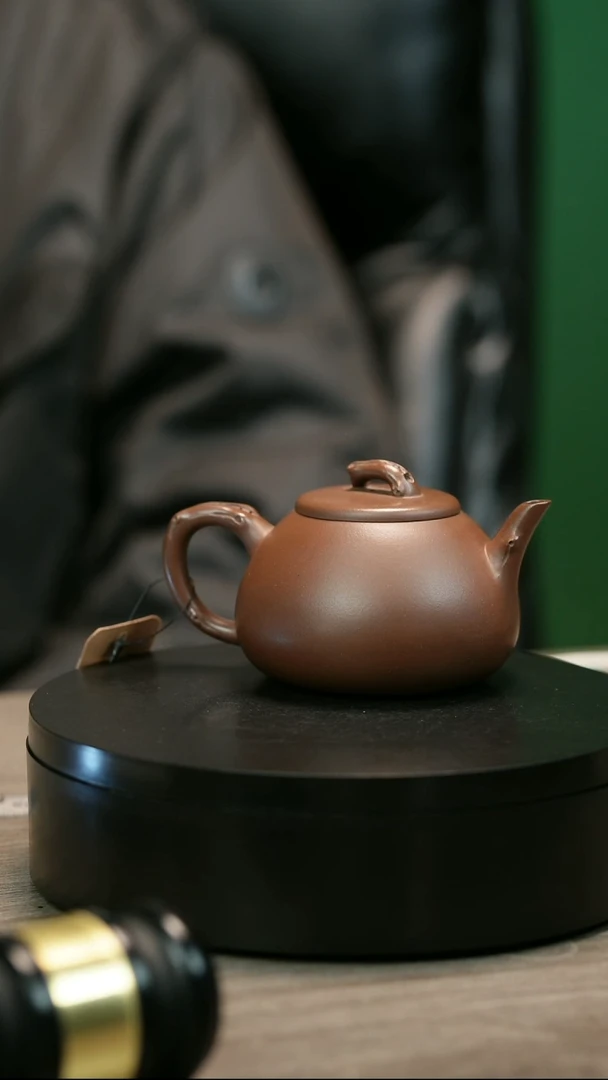 茶壶紫砂猎**1H1747周卓琴底槽清树圆