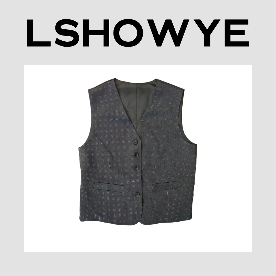 LSHOWYE｜水钻马甲b6240