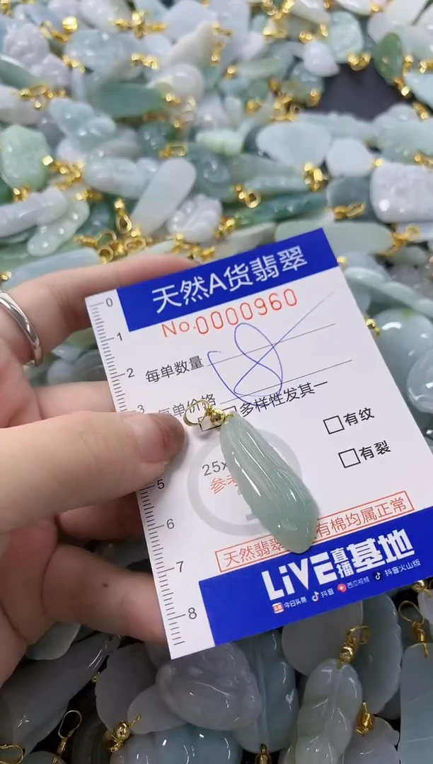 颈饰未镶嵌翡翠天然A货翡翠