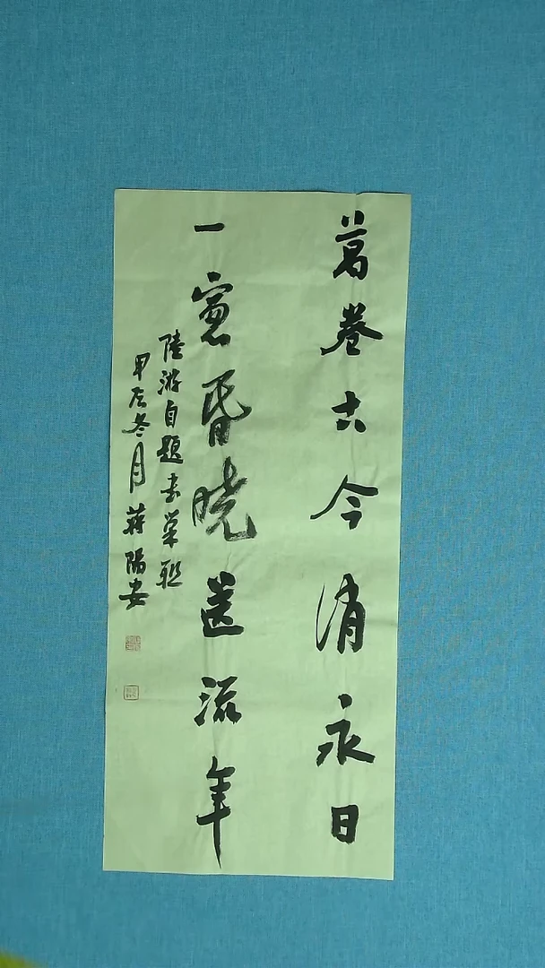 【闪购商品】书法306 陕西蒋阳安中书协69*30