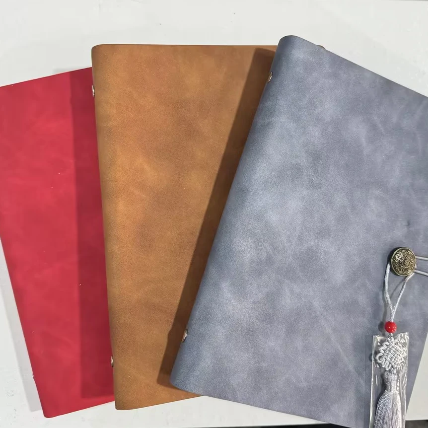 1-1-A5复古流苏活页本/颜色随机/2本装/瑕疵/介意勿拍