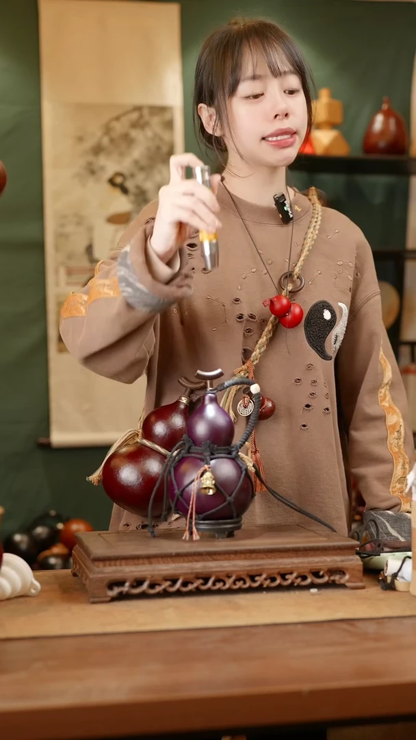 32号精品天然大漆酒葫芦一物一拍~